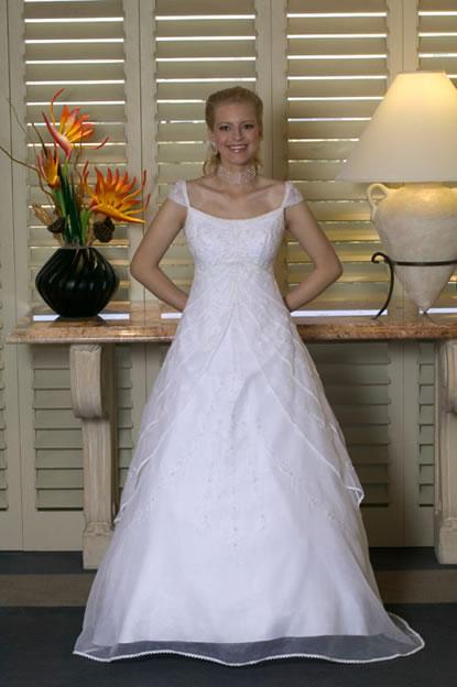 Wedding Dress_Cap sleeves SC035 - Click Image to Close