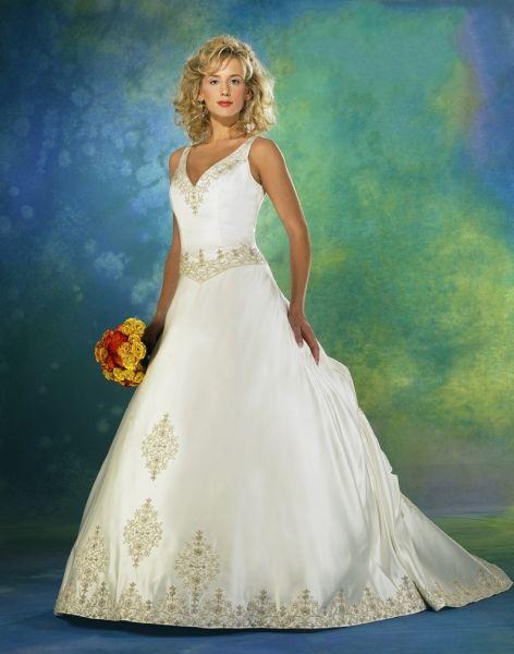 Wedding Dress_Full A-line gown SC042 - Click Image to Close