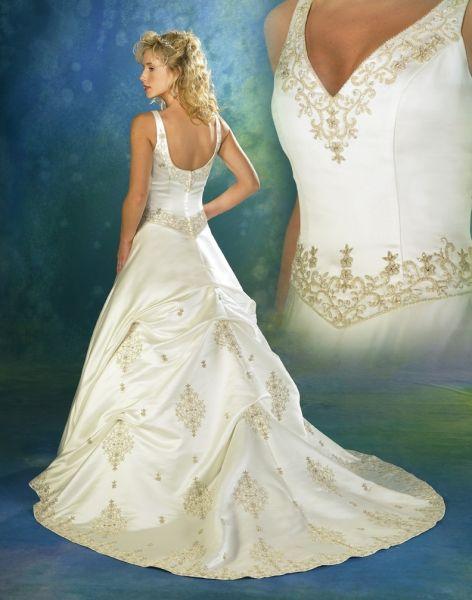 Wedding Dress_Full A-line gown SC042 - Click Image to Close