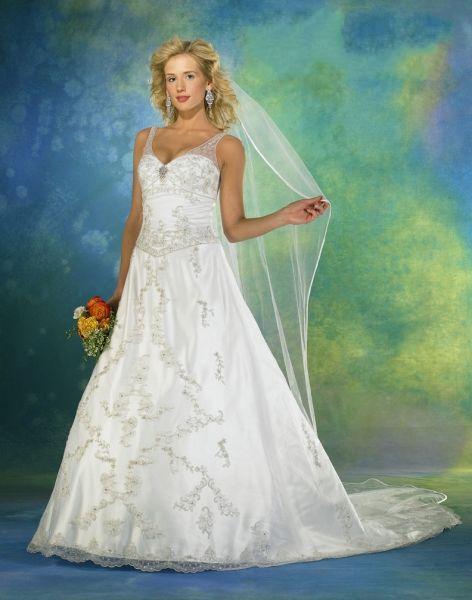 Wedding Dress_A-line gown SC052 - Click Image to Close