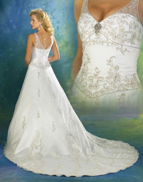 Wedding Dress_A-line gown SC052 - Click Image to Close