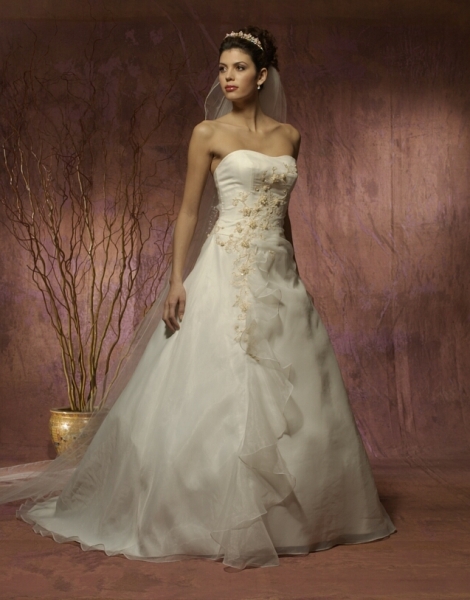 Wedding Dress_Full A-line gown SC077 - Click Image to Close