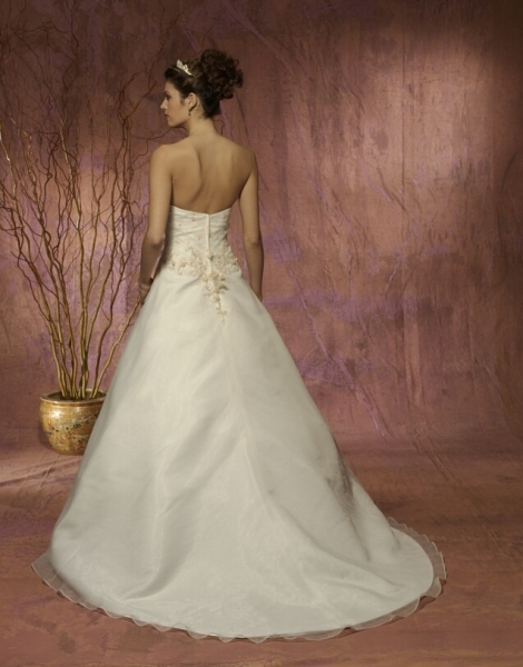 Wedding Dress_Full A-line gown SC077 - Click Image to Close