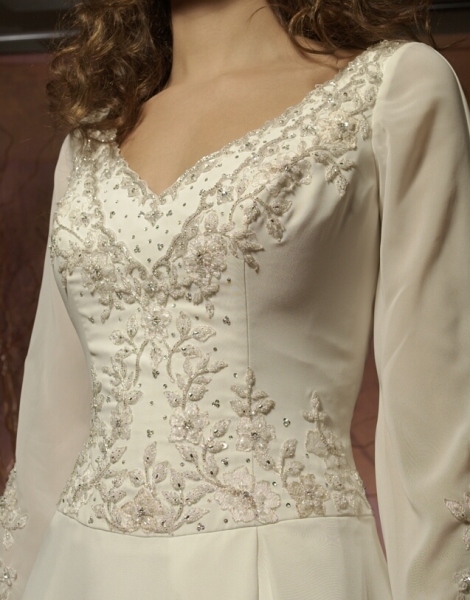 Wedding Dress_Long sleeves SC081 - Click Image to Close