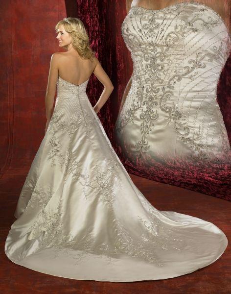 Wedding Dress_Semi-cathedral train SC098 - Click Image to Close