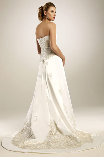 Wedding Dress_Strapless style SC134