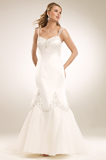 Wedding Dress_Spaghettie strap SC159 - Click Image to Close