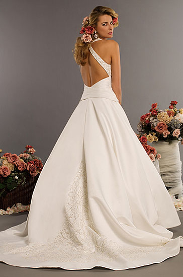 Wedding Dress_Full A-line gown SC177 - Click Image to Close