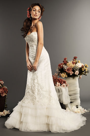 Wedding Dress_Sweetheart neckline SC181