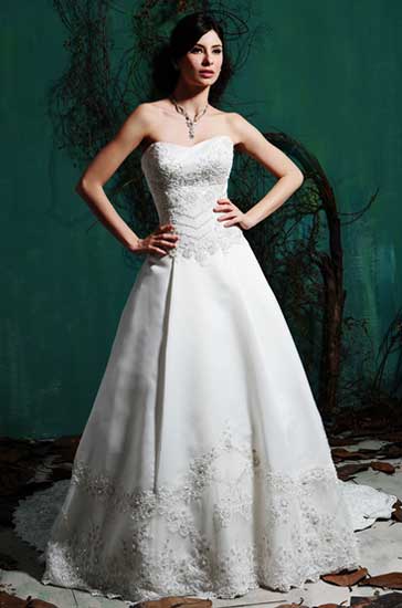 Wedding Dress_A-line gown SC187 - Click Image to Close
