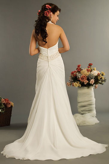 Wedding Dress_Lace halter strap SC210 - Click Image to Close