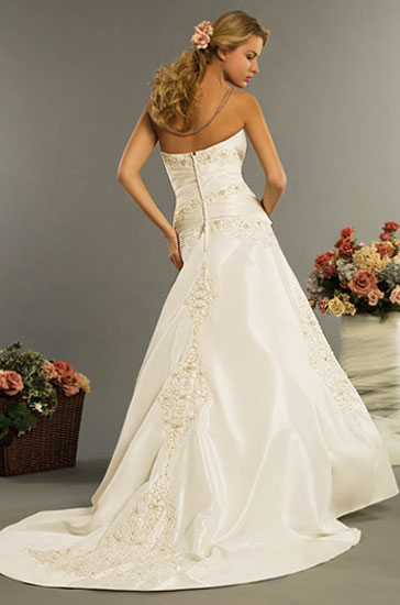 Wedding Dress_A-line gown SC215 - Click Image to Close