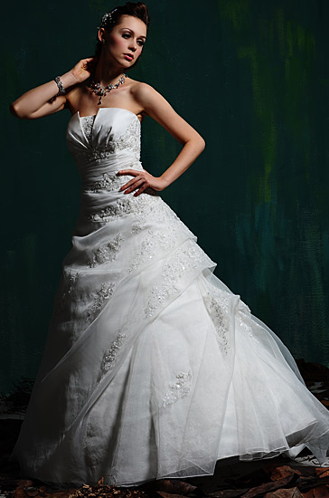 Wedding Dress_Strapless style SC225 - Click Image to Close