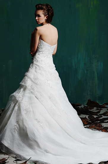 Wedding Dress_Strapless style SC225 - Click Image to Close
