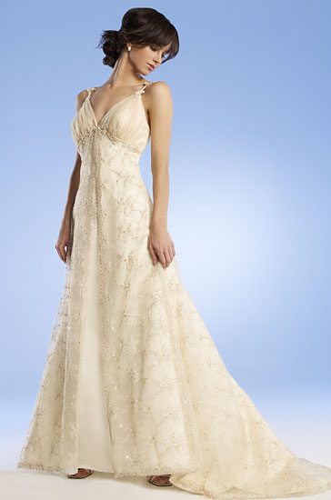 Wedding Dress_V-neckline style SC226 - Click Image to Close