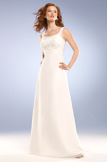 Wedding Dress_Beaded spaghettie strap SC234 - Click Image to Close