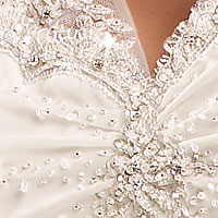 Wedding Dress_Lace shoulder strap SC243