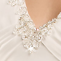 Wedding Dress_V-neckline style SC247 - Click Image to Close