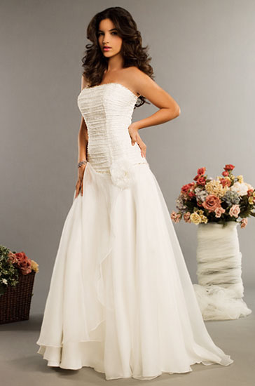 Wedding Dress_A-line gown SC250 - Click Image to Close