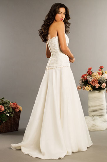 Wedding Dress_A-line gown SC250 - Click Image to Close