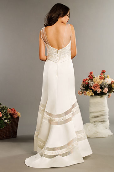 Wedding Dress_Sheath line gown SC254 - Click Image to Close