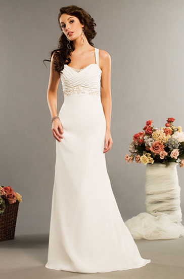 Wedding Dress_Spaghetie strap SC257 - Click Image to Close