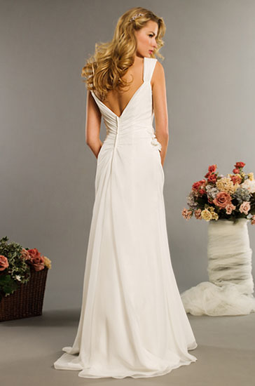 Wedding Dress_Slim A-line gown SC258 - Click Image to Close