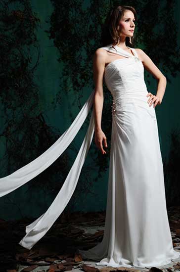 Wedding Dress_Slim line gown SC261 - Click Image to Close