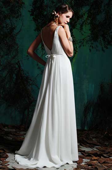 Wedding Dress_V-neckline style SC262 - Click Image to Close