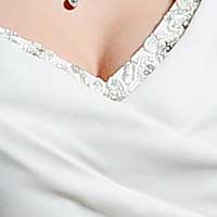 Wedding Dress_V-neckline style SC262