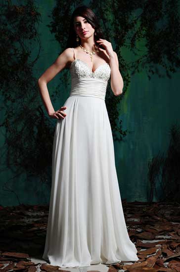 Wedding Dress_Spaghettie strap SC263 - Click Image to Close