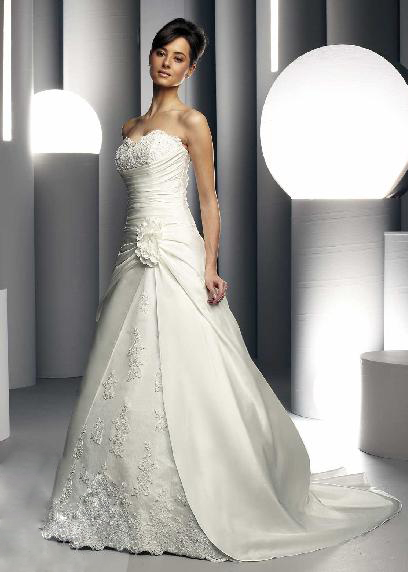 Wedding Dress_A-line gown SC296 - Click Image to Close