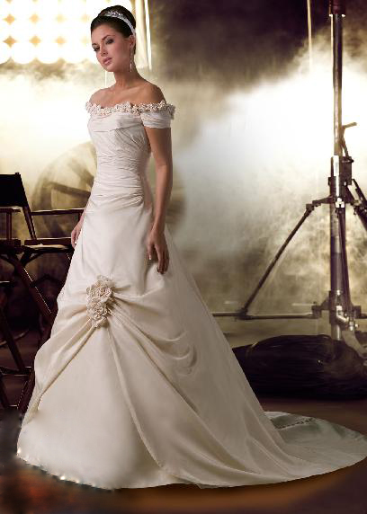 Wedding Dress_Shoulder off straps SC301