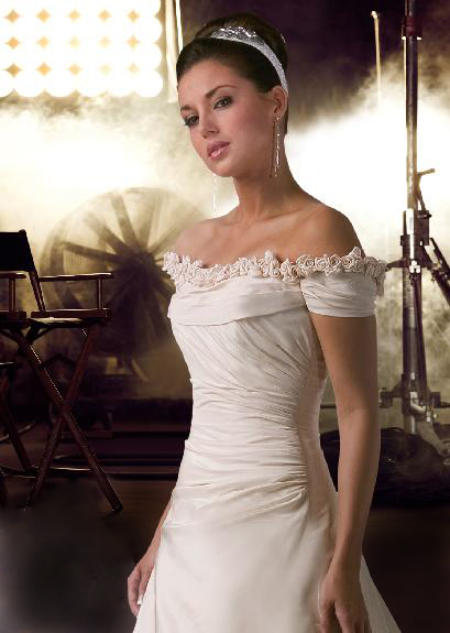 Wedding Dress_Shoulder off straps SC301