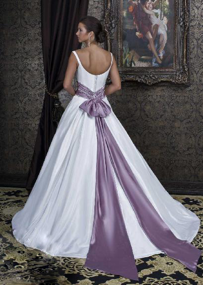 Wedding Dress_V-neckline style SC306 - Click Image to Close