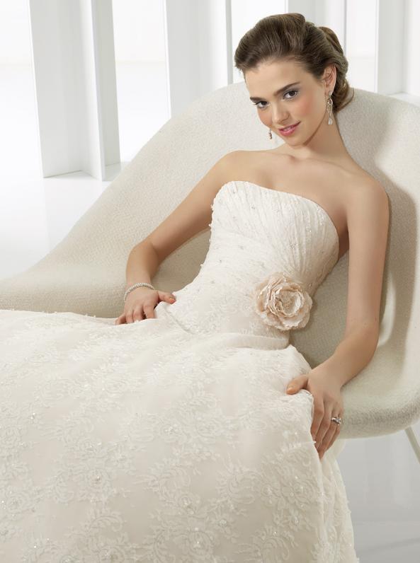 Wedding Dress_Full A-line gown SC315 - Click Image to Close