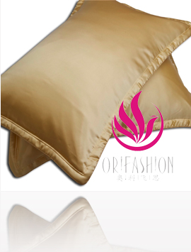 Orifashion Seamless Orifashion Silk Pillow Sham Solid Color (set