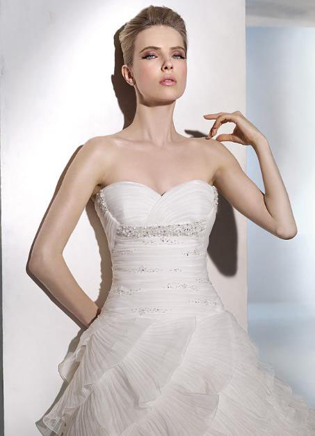 Orifashion HandmadeCharming and Sexy Strapless A-Line Bridal Gow - Click Image to Close