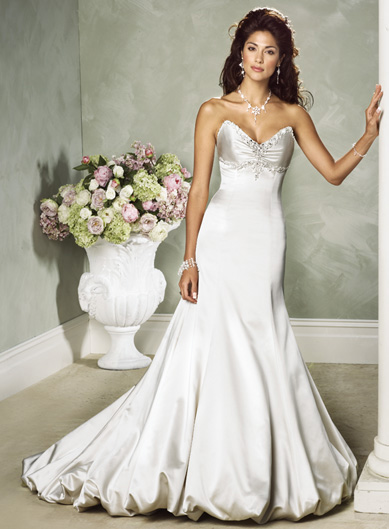 Orifashion Handmadestrapless wedding dress / gown 001