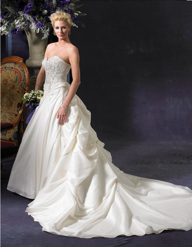 Orifashion Handmadestrapless wedding dress / gown 019 - Click Image to Close