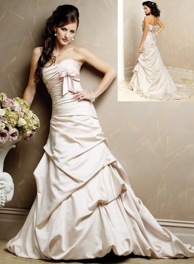 Orifashion Handmadestrapless wedding dress / gown 029 - Click Image to Close