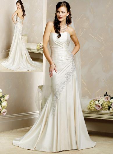 Orifashion Handmadestrapless wedding dress / gown 030 - Click Image to Close