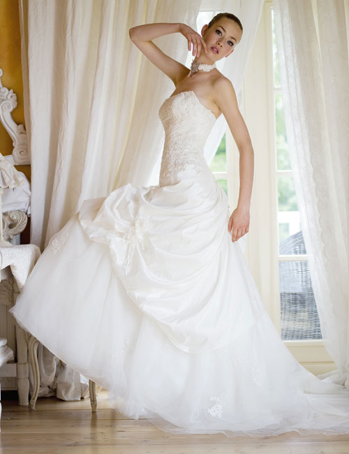 Orifashion Handmadestrapless wedding dress / gown 032 - Click Image to Close