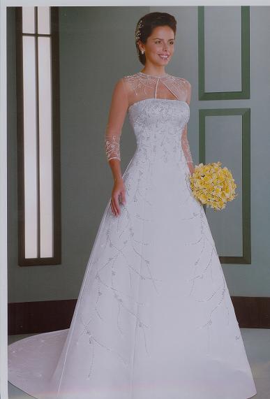 Orifashion Handmadestrapless wedding dress / gown 046 - Click Image to Close