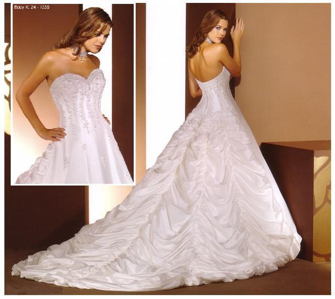 Orifashion Handmadestrapless wedding dress / gown 047 - Click Image to Close
