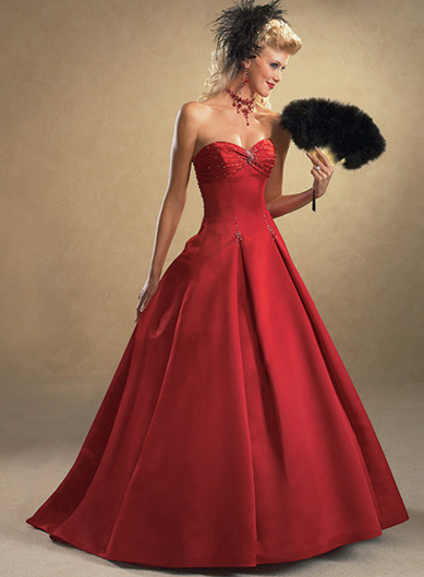 Orifashion Handmadestrapless wedding dress / gown 058 - Click Image to Close