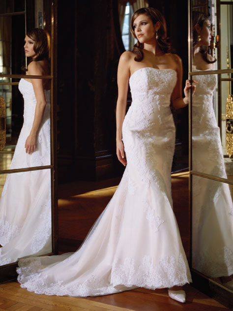 Orifashion Handmadestrapless wedding dress / gown 062 - Click Image to Close