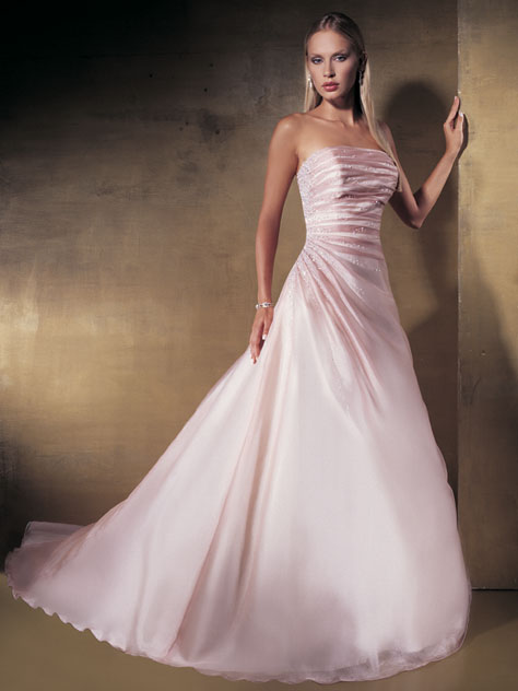 Orifashion Handmadestrapless wedding dress / gown 065 - Click Image to Close