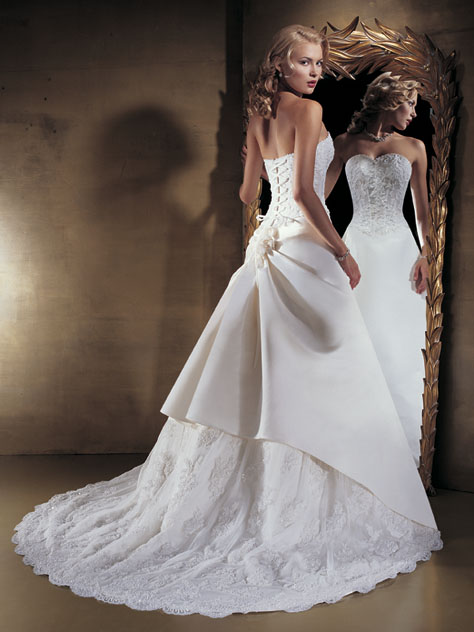 Orifashion Handmadestrapless wedding dress / gown 067 - Click Image to Close