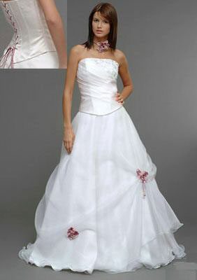 Orifashion Handmadestrapless wedding dress / gown 069 - Click Image to Close